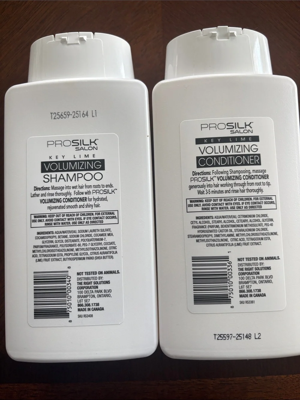 Prosilk Salon Key Lime Volumizing Shampoo & Conditioner